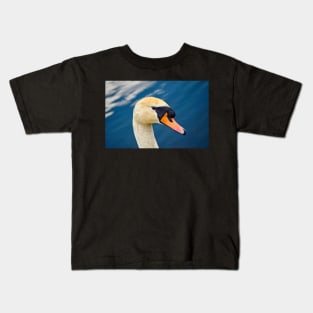 "Mute Swan Portrait" Kids T-Shirt